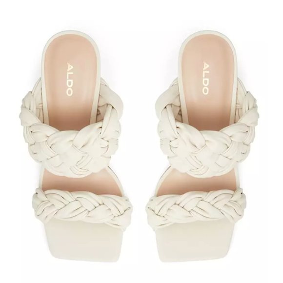 Aldo Shoes - Wovella Braided Dual Strap Stiletto Heel Sandals